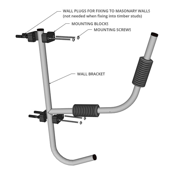 PaddleZone Folding Kayak Wall Rack