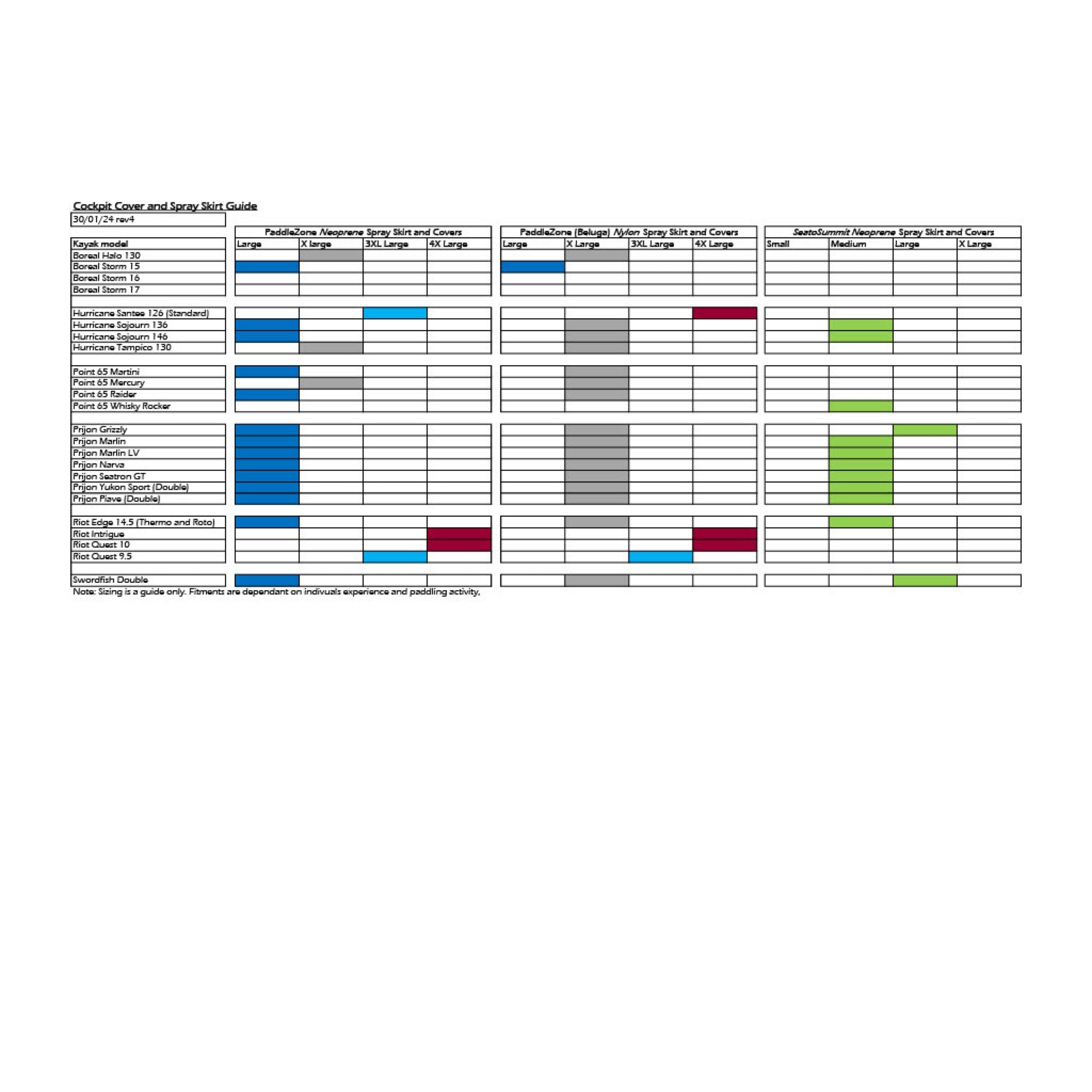 Size Guide Size Guide
