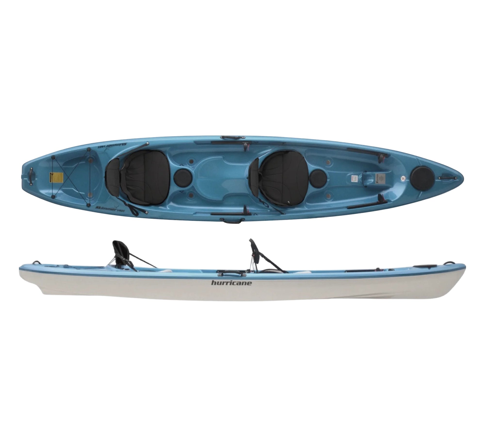Hurricane USA Skimmer 140T Double Sit On Top Kayak | PaddleZone