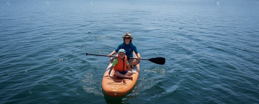 Paddling with kids