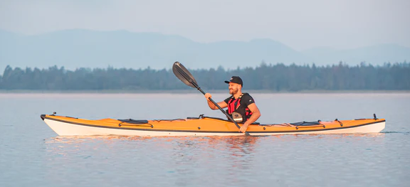 Man kayaking 