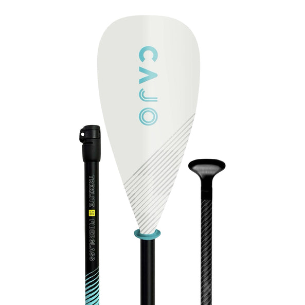 CAJO Treklite Fiberglass 4-Piece Kayak/SUP Paddle (230-250cm)