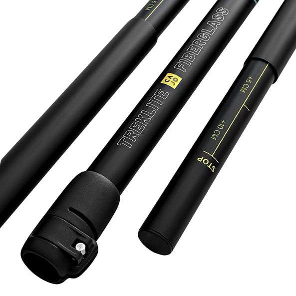 CAJO Treklite Fiberglass 4-Piece Kayak/SUP Paddle (230-250cm)