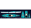 Stellar Touring Kayak S14 G2 MOD 3P (Rudder Ready)