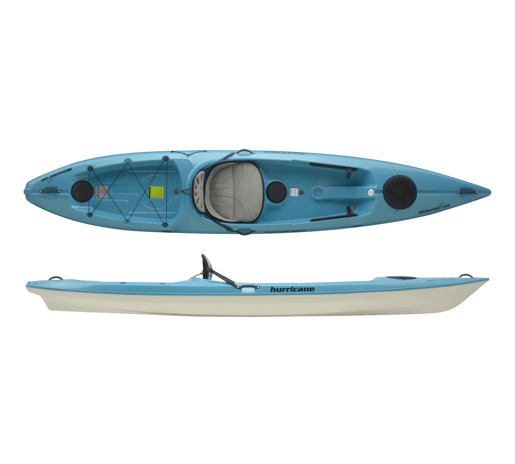 Hurricane USA Skimmer 128 Lightweight Sit On Top Kayak | PaddleZone